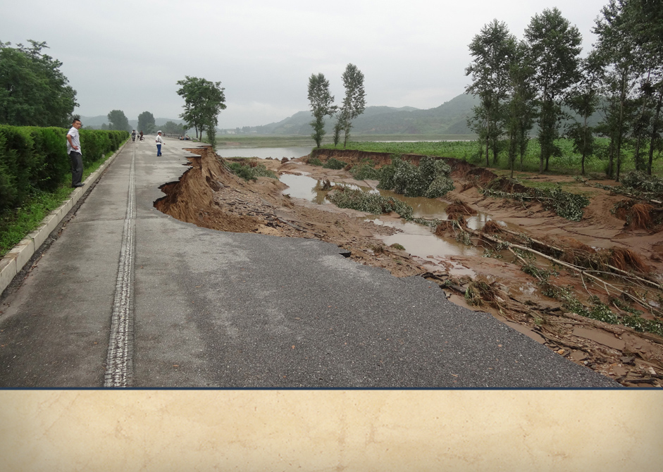 Any hopes of visiting the Chosin were dashed by the heavy monsoon rains hitting North Korea.